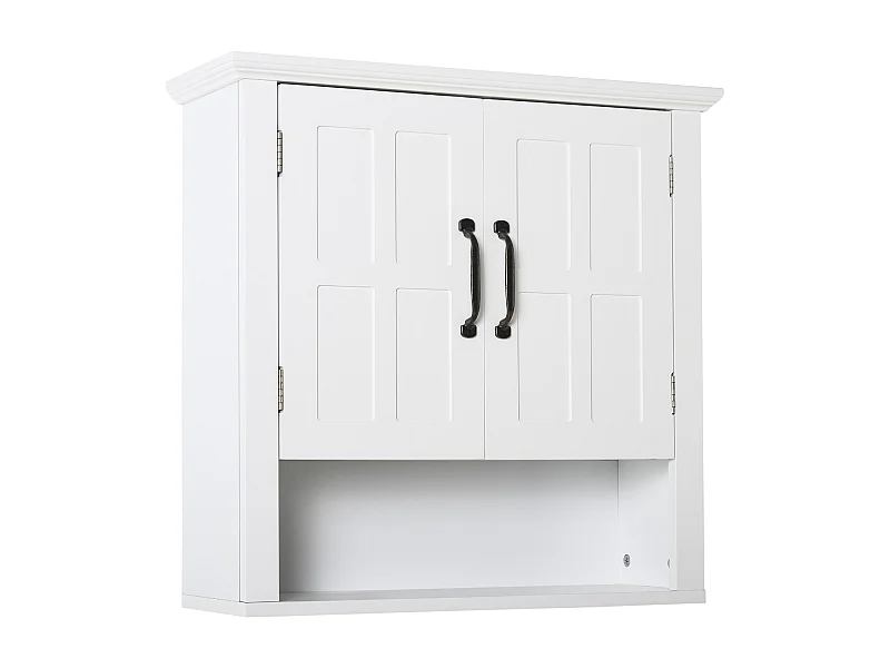 Armario de baño blanco 60x19.8x58 cm HOMCOM