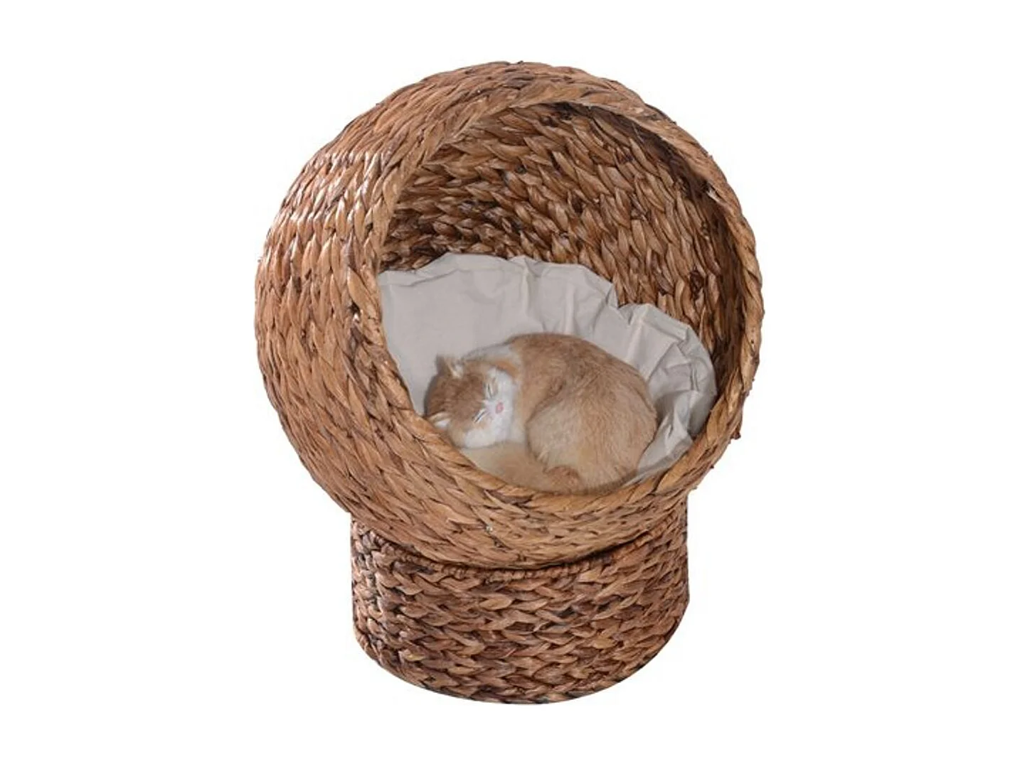 Cama para gatos marrón 42x33x52cm PawHut