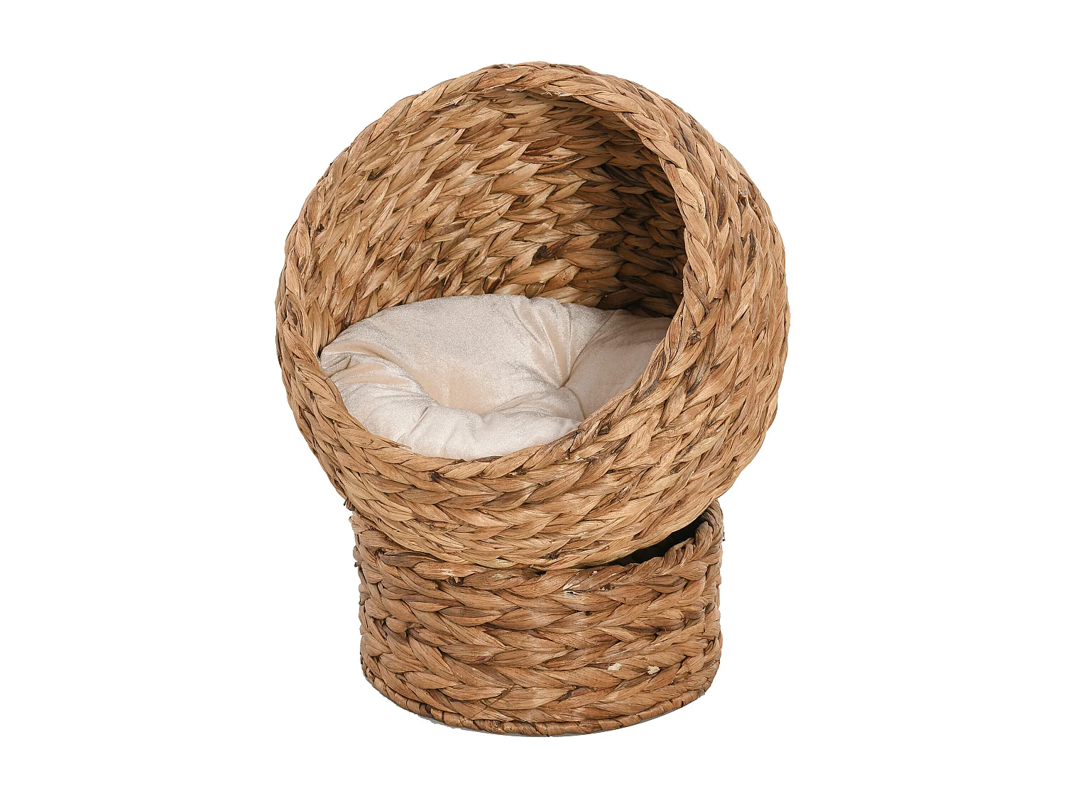 Cama para gatos marrón 42x33x52cm PawHut