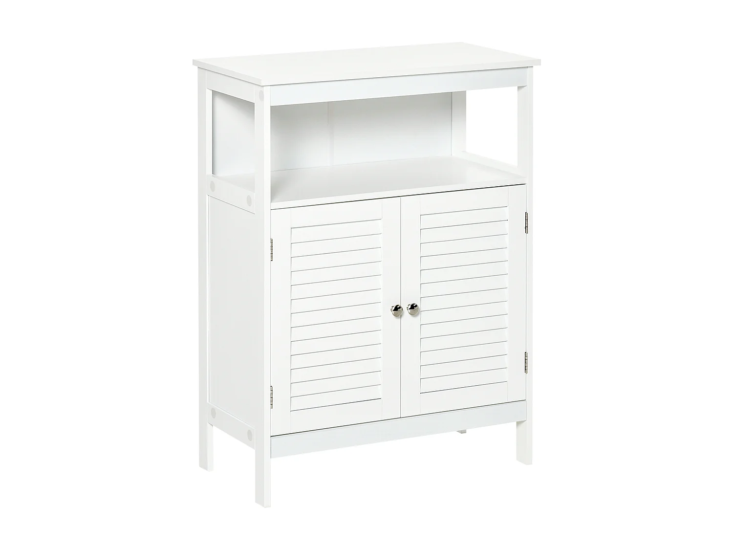 Armario de baño white 60x30x81,6 cm kleankin