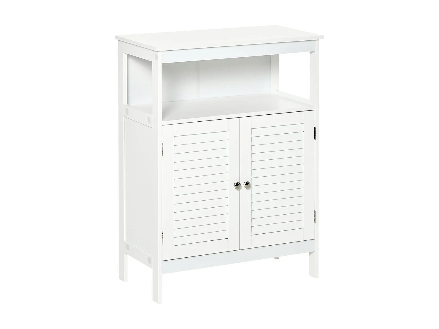 Armario de baño white 60x30x81,6 cm kleankin