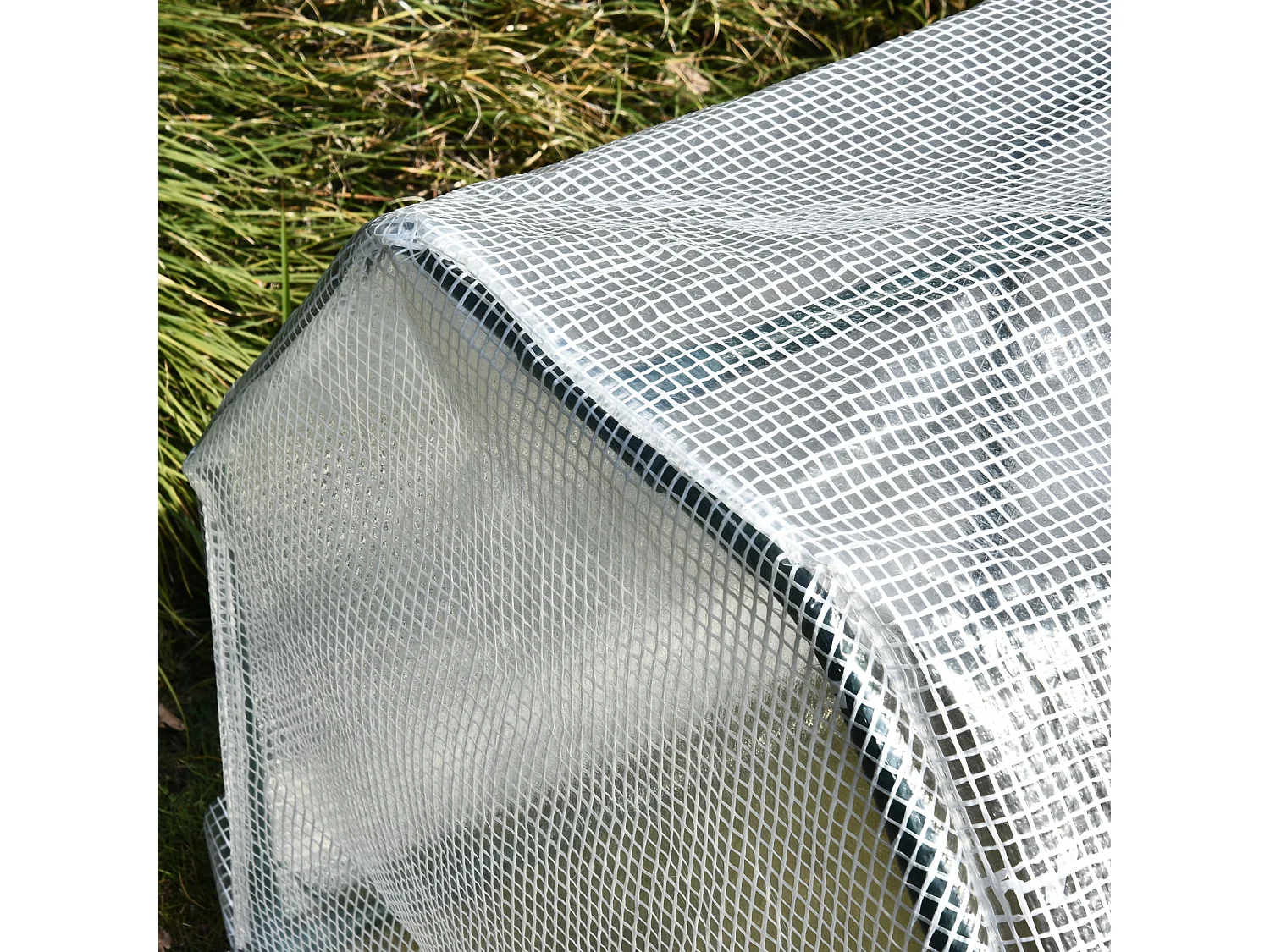 Invernadero de terraza blanco 99x71x60 cm Outsunny