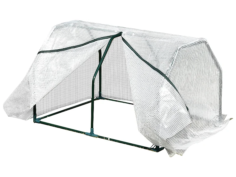 Invernadero de terraza blanco 99x71x60 cm Outsunny