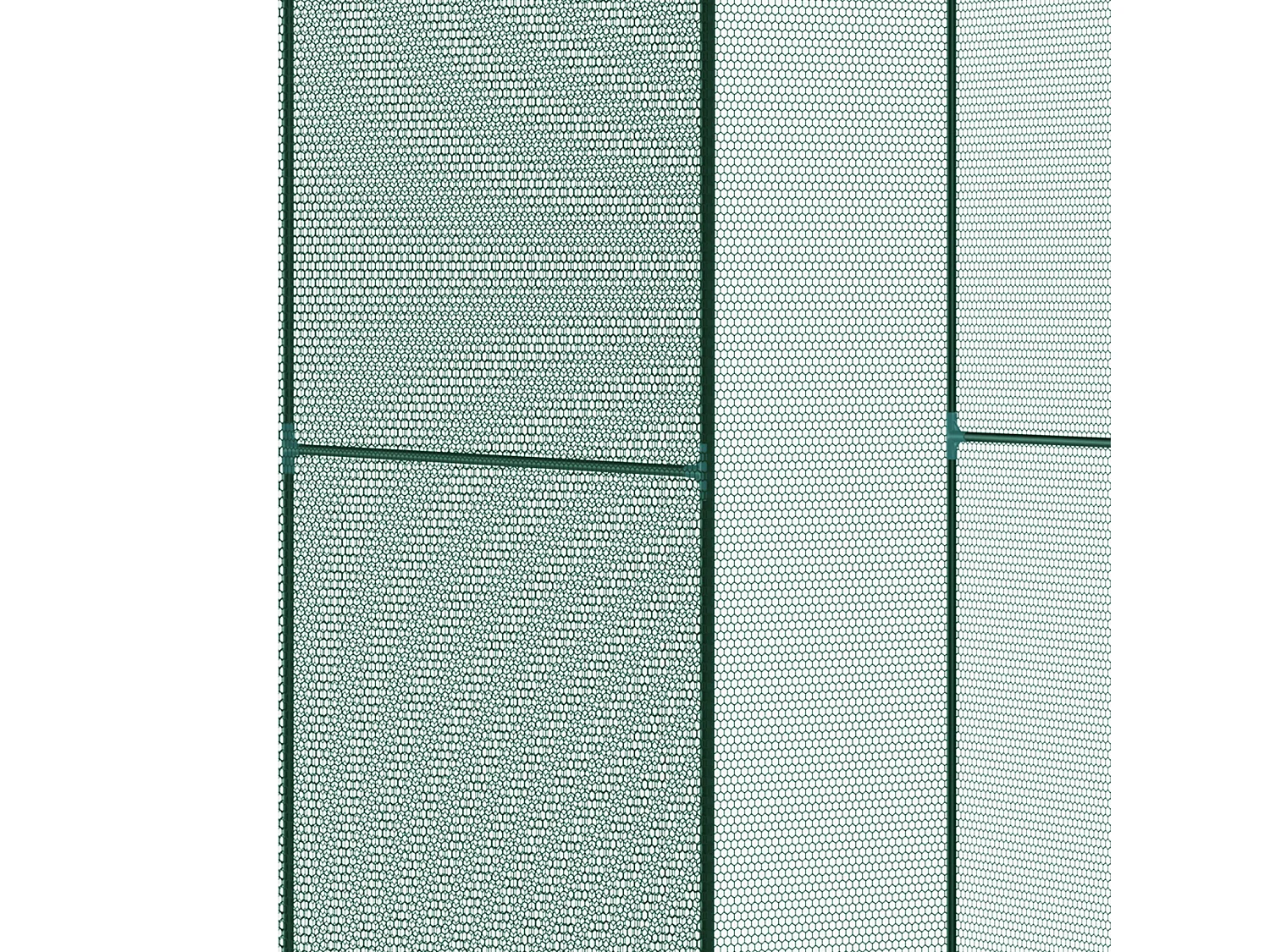 Jaula de cultivo verde oscuro 120x120x180 cm Outsunny