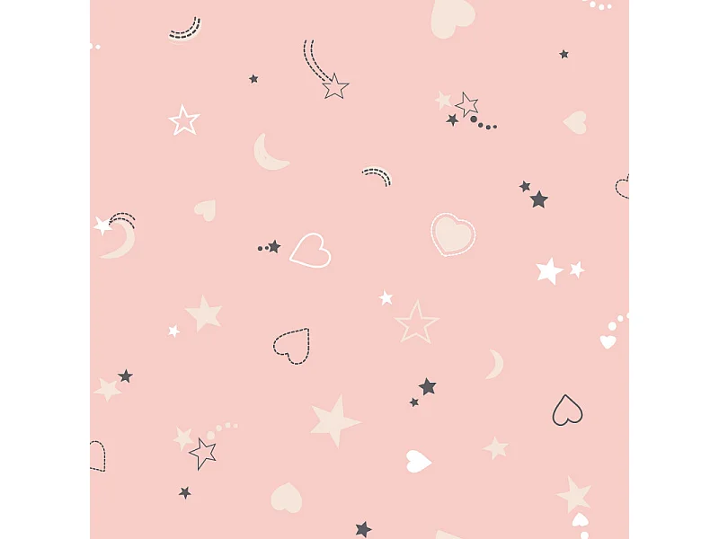 Parure de couette 140 x 200 "Chat" Réversible 100% Coton / 57 Fils/cm²