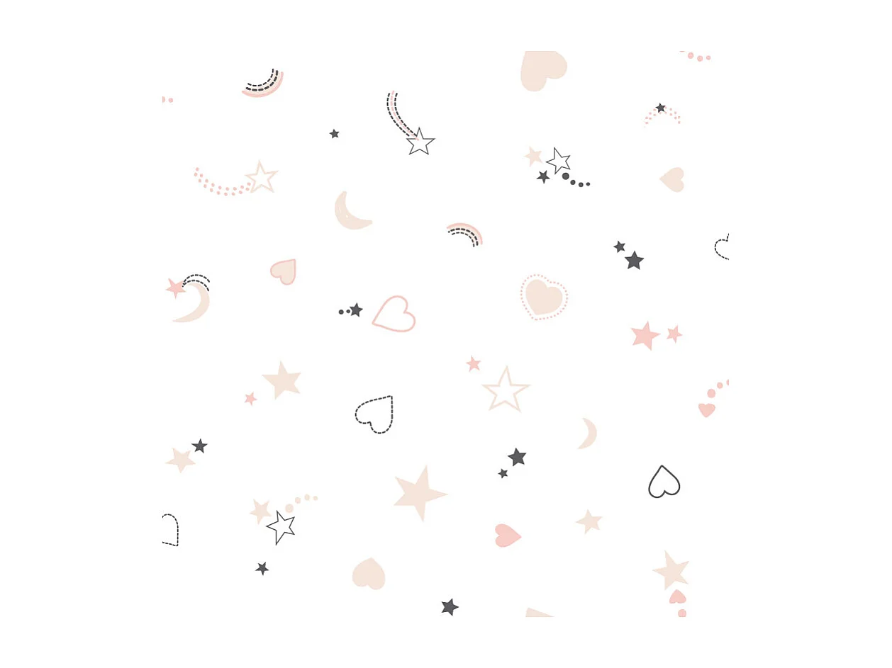 Parure de couette 140 x 200 "Chat" Réversible 100% Coton / 57 Fils/cm²