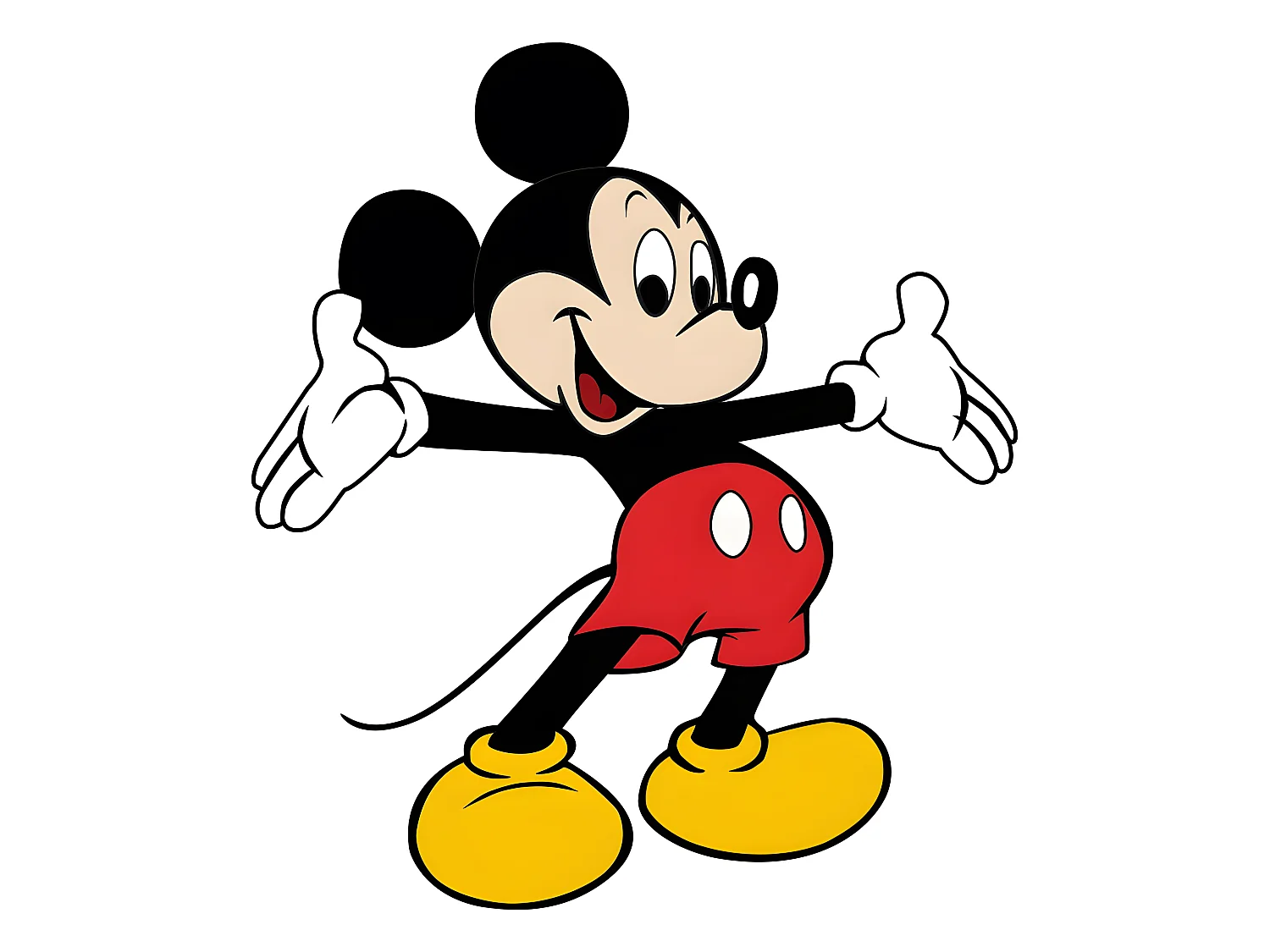 Parure De Couette 140 X 200 "mickey Mouse 1" Microfibre / 100% Polyester