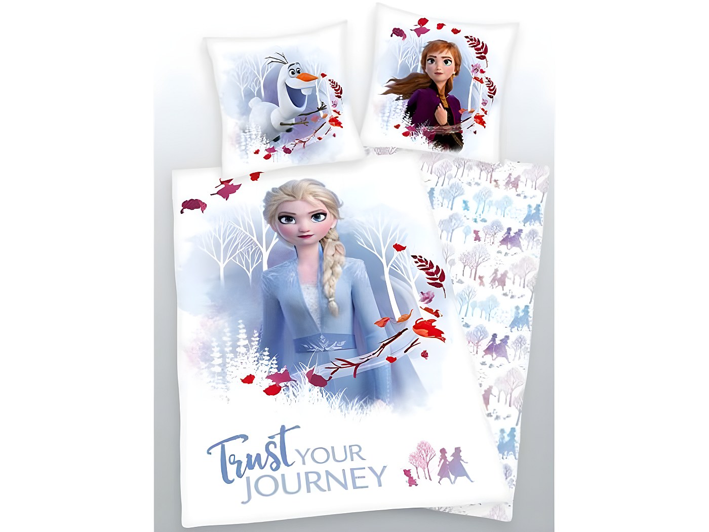 Parure De Couette 140 X 200 "la Reine Des Neiges" Trust Your Journey