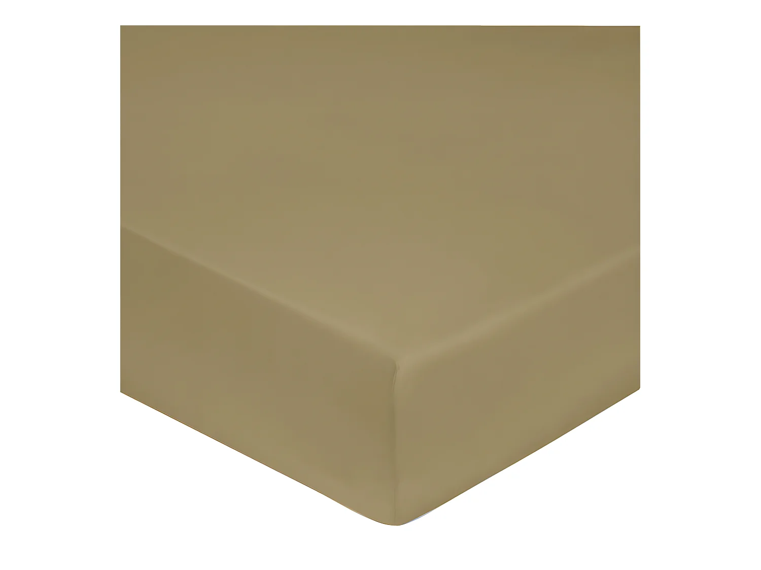 Drap housse 100% "Satin de coton Peigné" / 80 fils /cm²