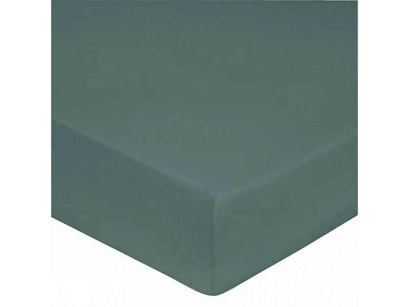 Drap housse 100% "Satin de coton Peigné" / 80 fils /cm²