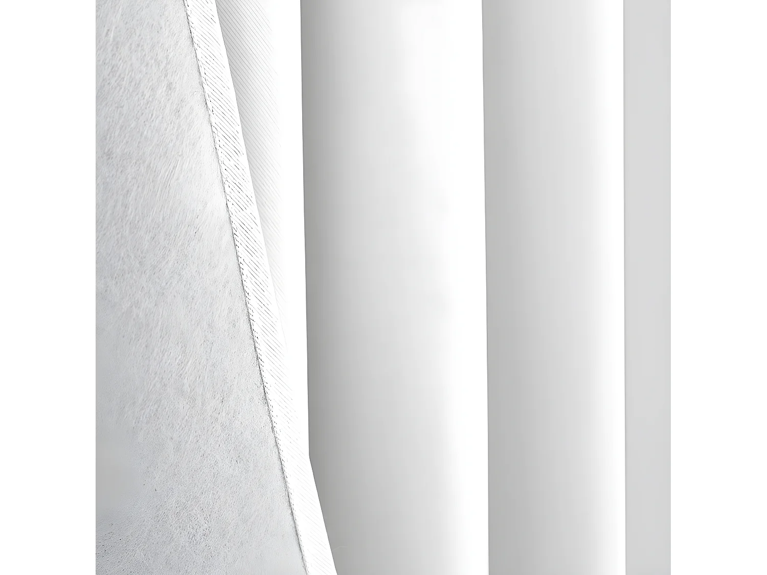 Rideau Occultant Thermique Blanc 140 X 260 Cm