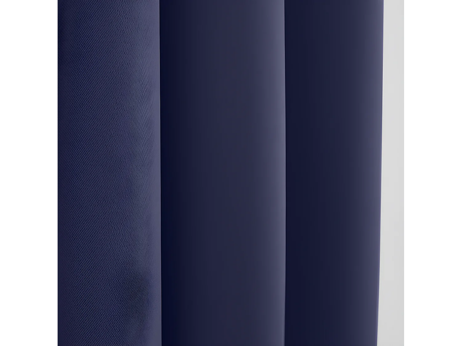 Lot De 2 Rideaux Occultant Marine 140 X 260 Cm