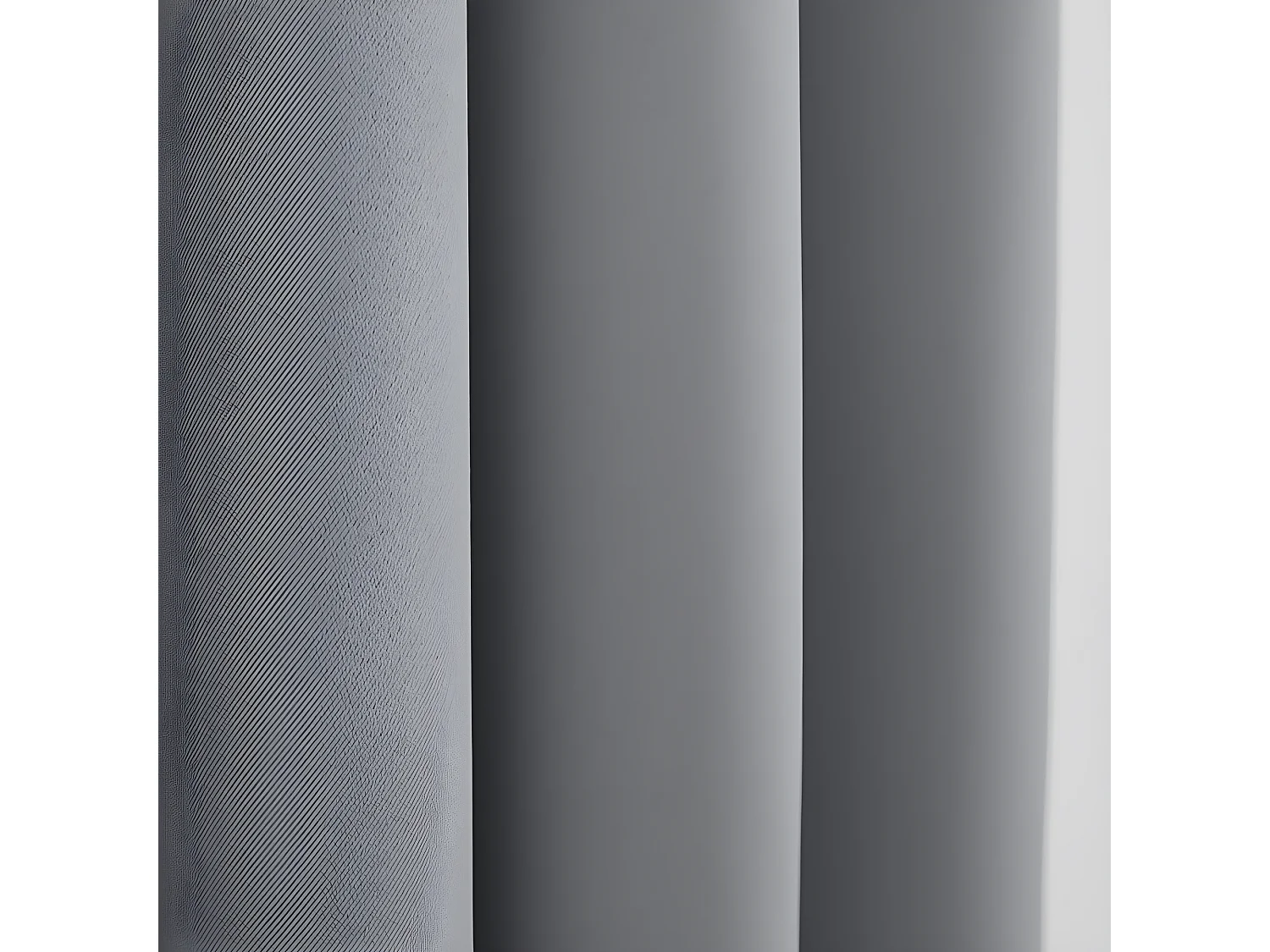 Lot De 2 Rideaux Occultant Anthracite 140 X 260 Cm