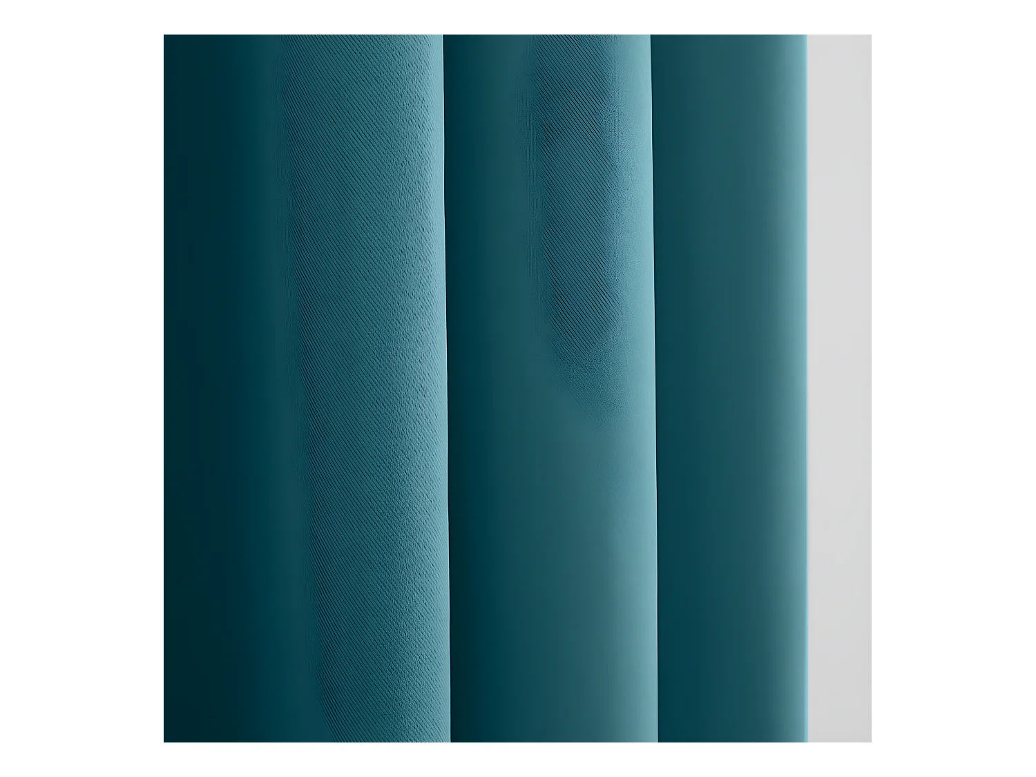 Lot de 2 Rideaux occultant 140 x 260 cm "Night" Turquoise