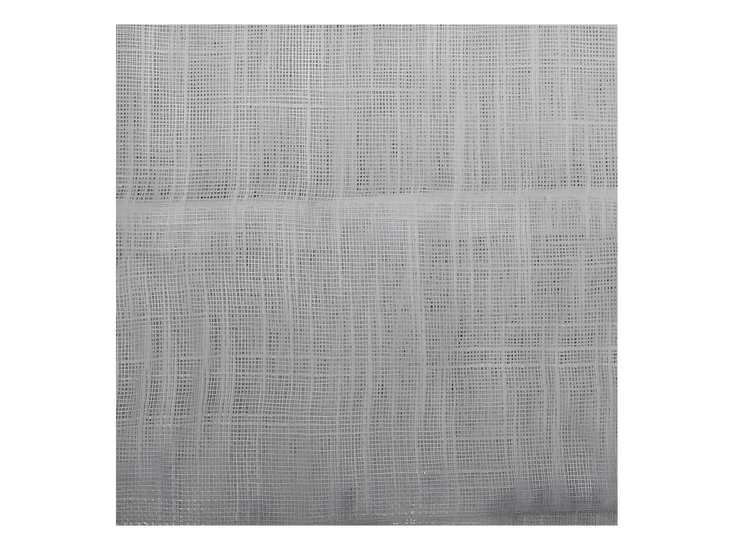 Voilage tissé Plumetis "Anissa" 140 x 240 cm Atmosphera