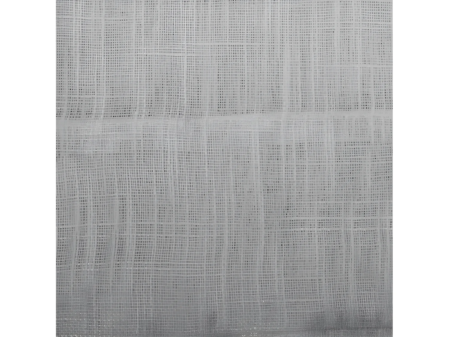 Voilage tissé Plumetis "Anissa" 140 x 240 cm Atmosphera
