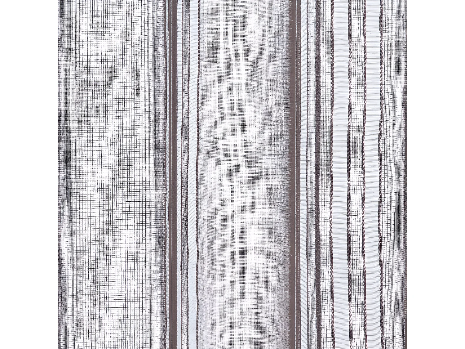 Voilage tissé lignes verticales "Lisa" 140 x 240 cm Atmosphera