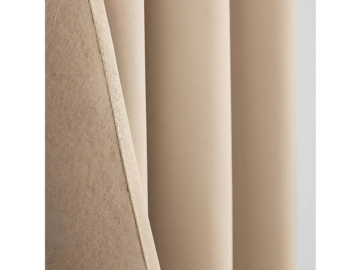 Rideau Occultant Thermique Beige 140 X 260 Cm