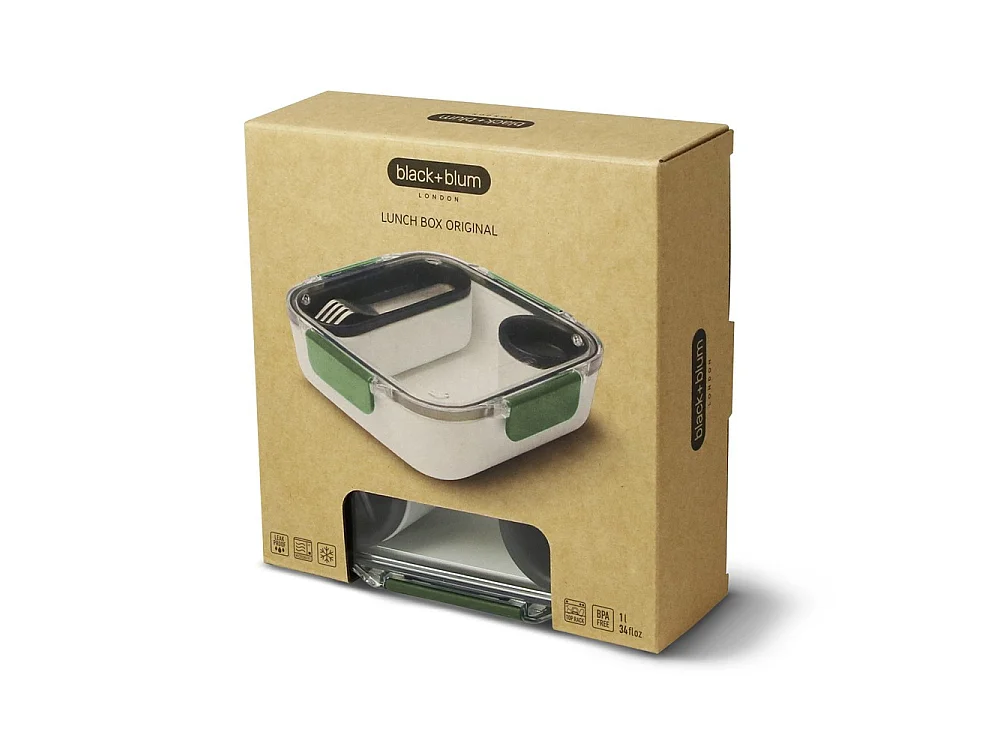 Lunch box original sans bpa Vert olive  Black and Blum