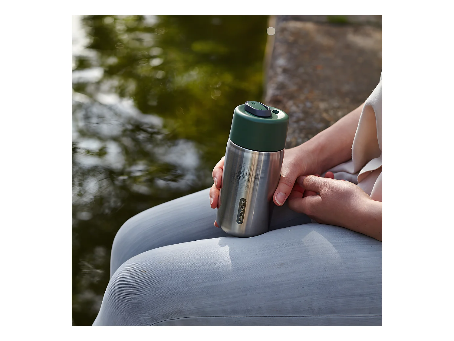 Tasse nomade isotherme Vert  Black and Blum