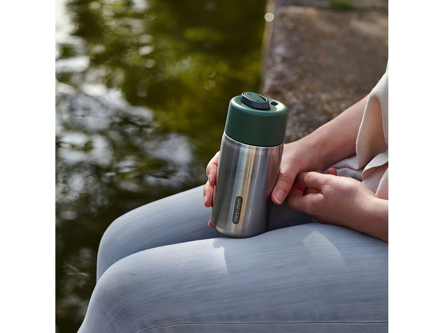 Tasse nomade isotherme Vert  Black and Blum