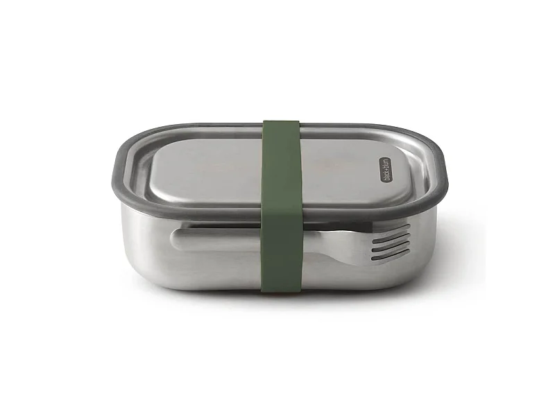 Lunch box acier multifonctions Vert olive  Black and Blum