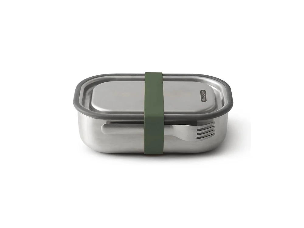 Lunch box acier multifonctions Vert olive  Black and Blum