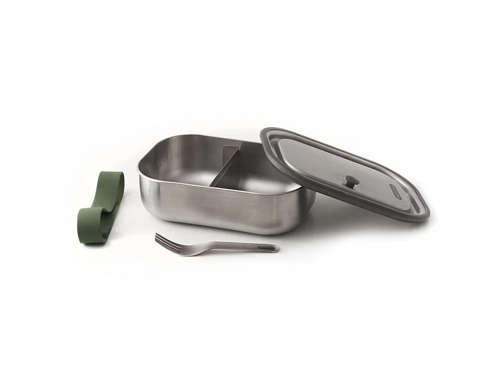 Lunch box acier multifonctions Vert olive  Black and Blum