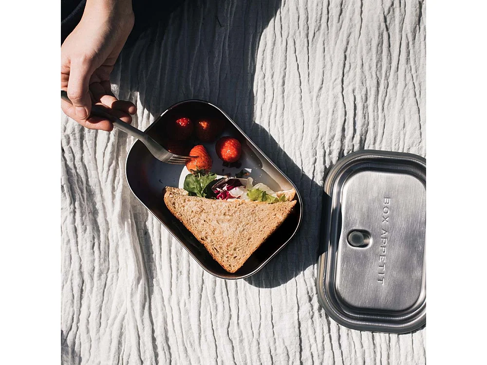 Lunch box acier multifonctions Vert olive  Black and Blum