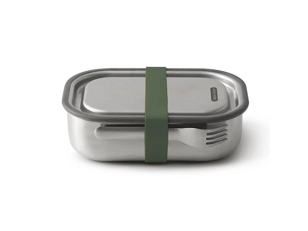 Lunch box acier multifonctions Vert olive  Black and Blum