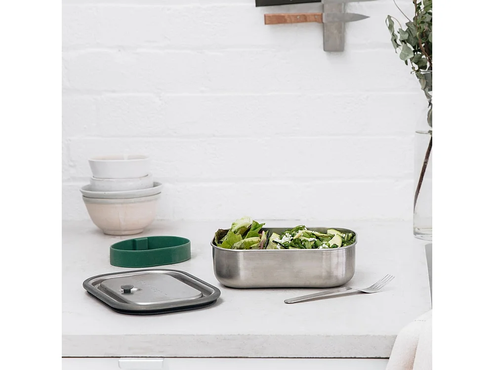 Lunch box acier multifonctions Vert olive  Black and Blum
