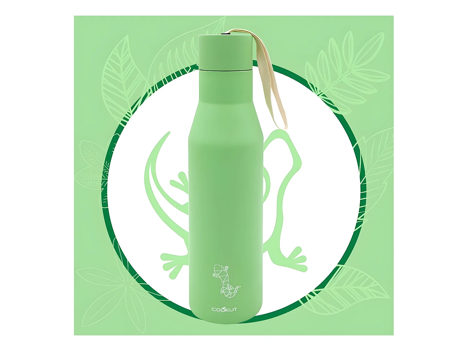 Gourde isotherme Cookut 500ml  Salamandre Cookut