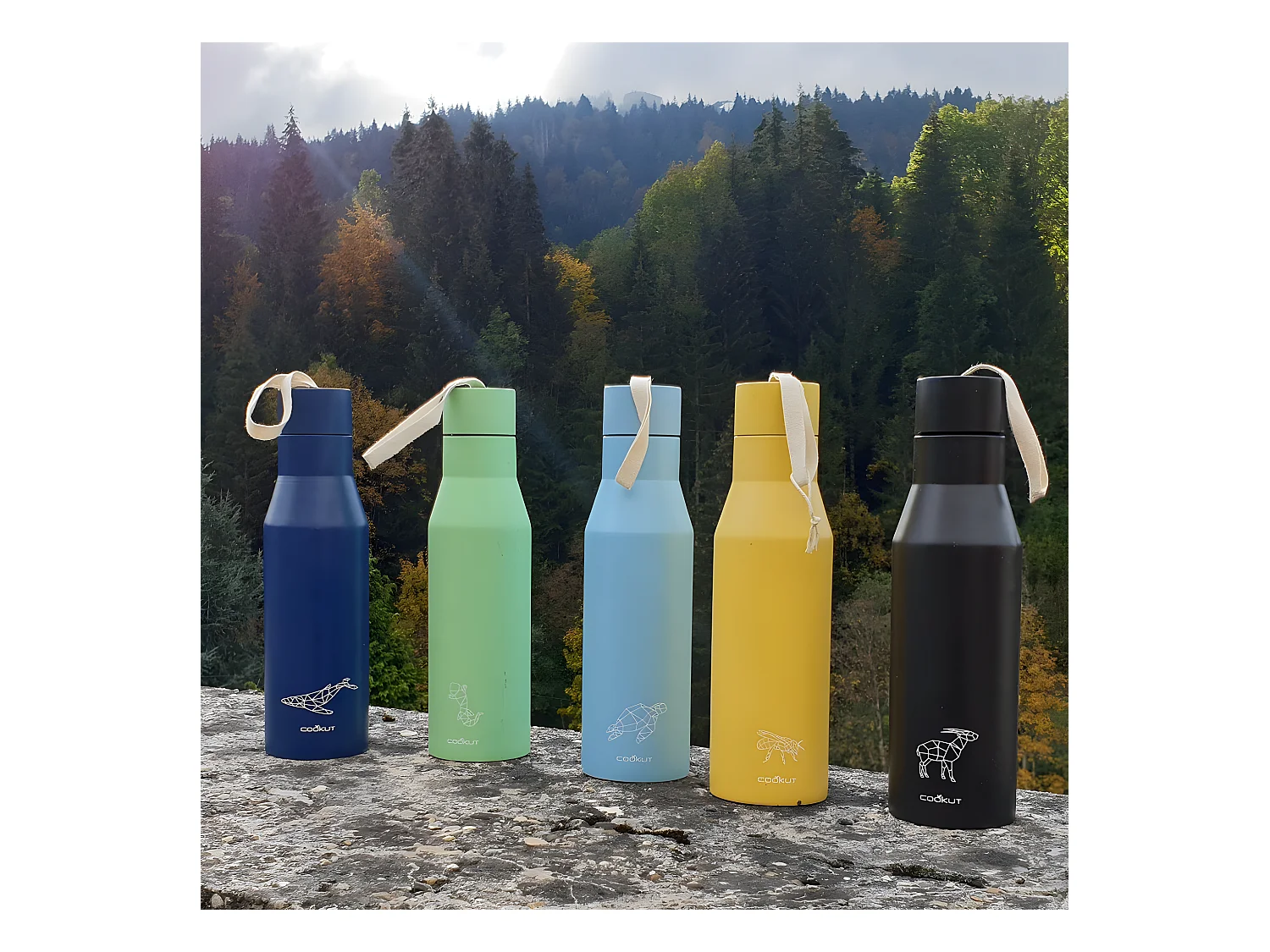 Gourde isotherme Cookut 500ml  Salamandre Cookut