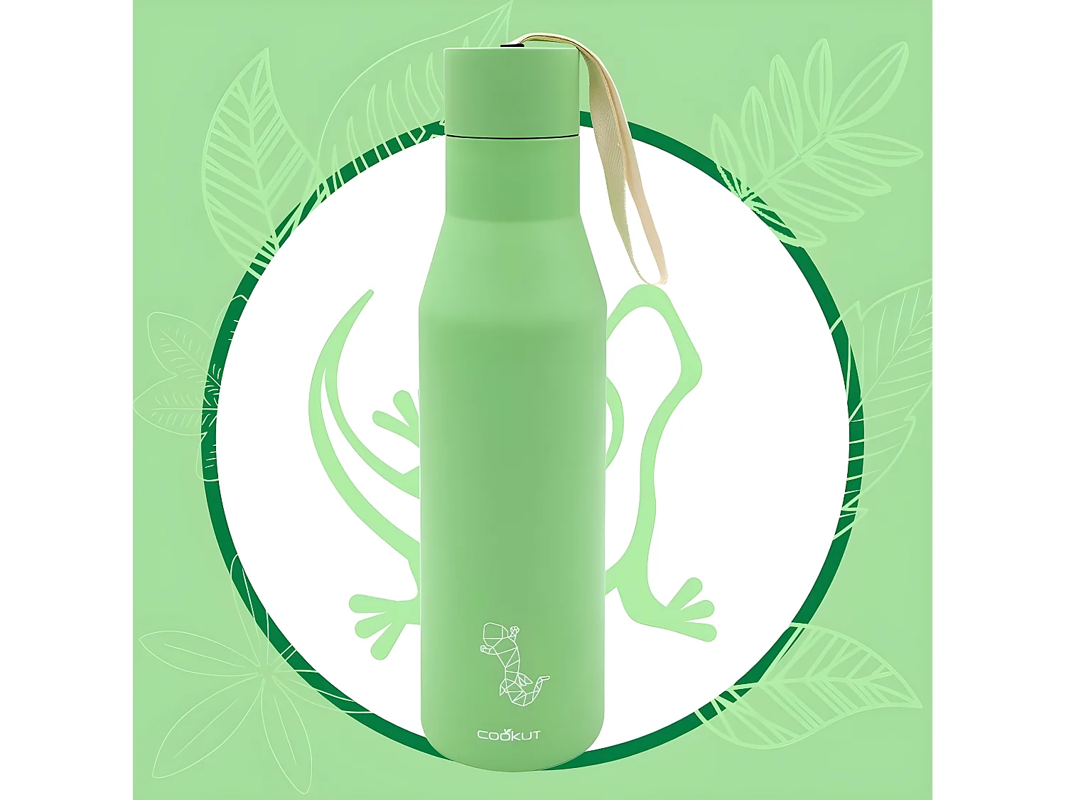 Gourde isotherme Cookut 500ml  Salamandre Cookut