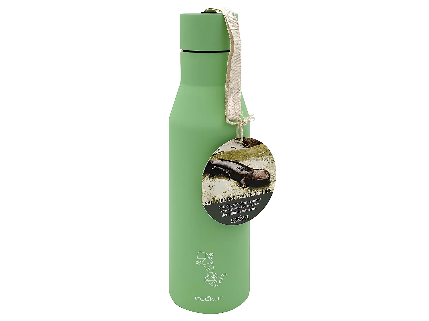 Gourde isotherme Cookut 500ml  Salamandre Cookut