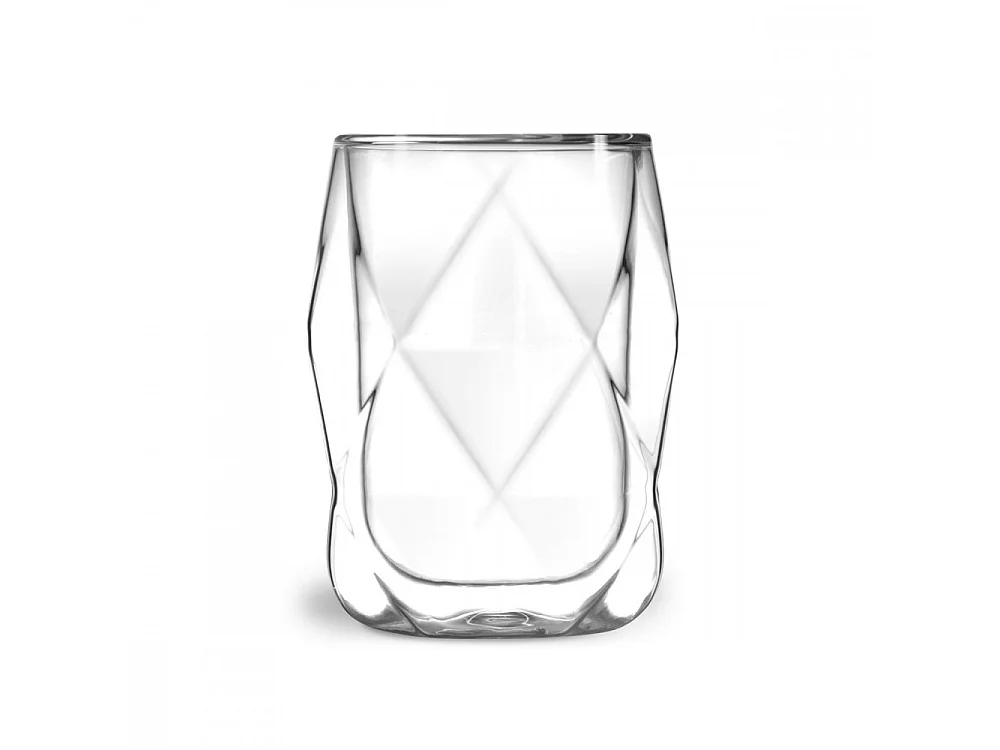 Lot de 2 verres double paroi 250ml Transparent  Vialli Design
