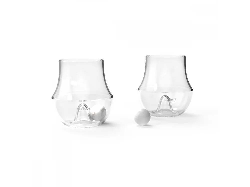 Coffret de 2 verres à spiritueux Transparent  Cookut