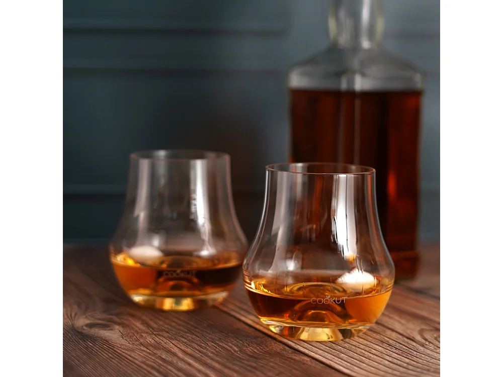 Coffret de 2 verres à spiritueux Transparent  Cookut