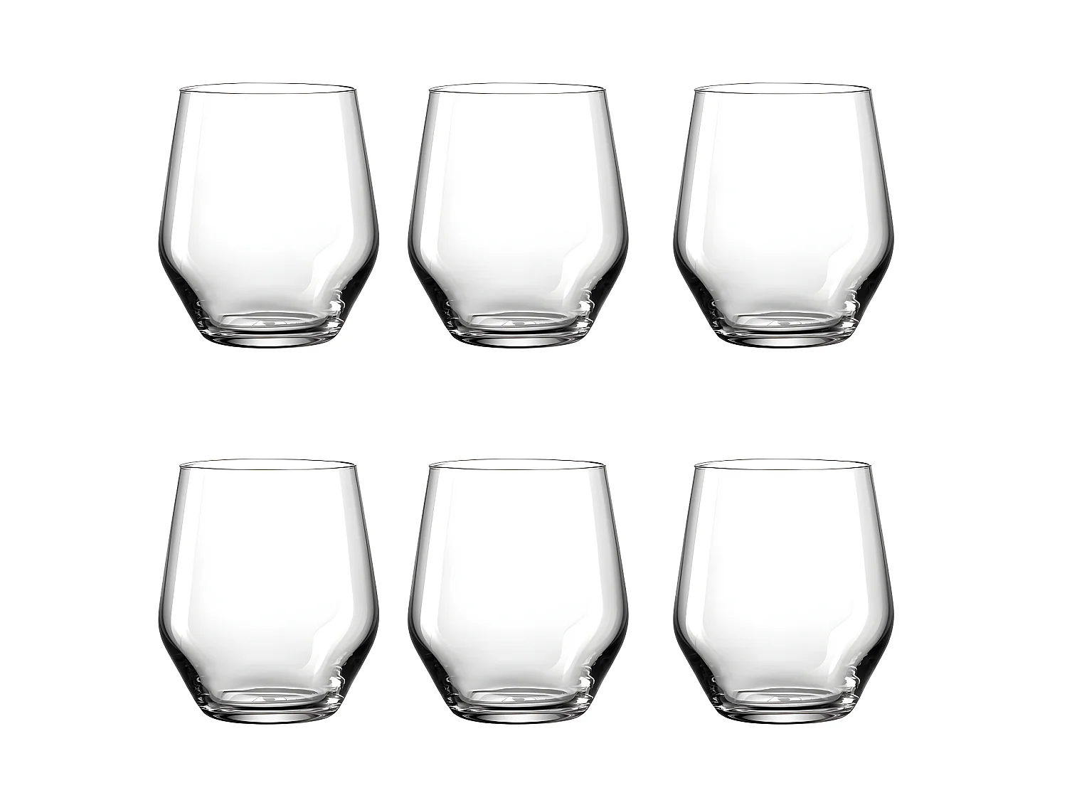 Set di 6 bicchieri da whisky da 310 ml.