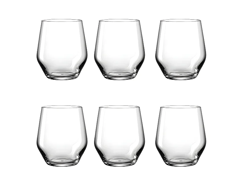 Set di 6 bicchieri da whisky da 310 ml.