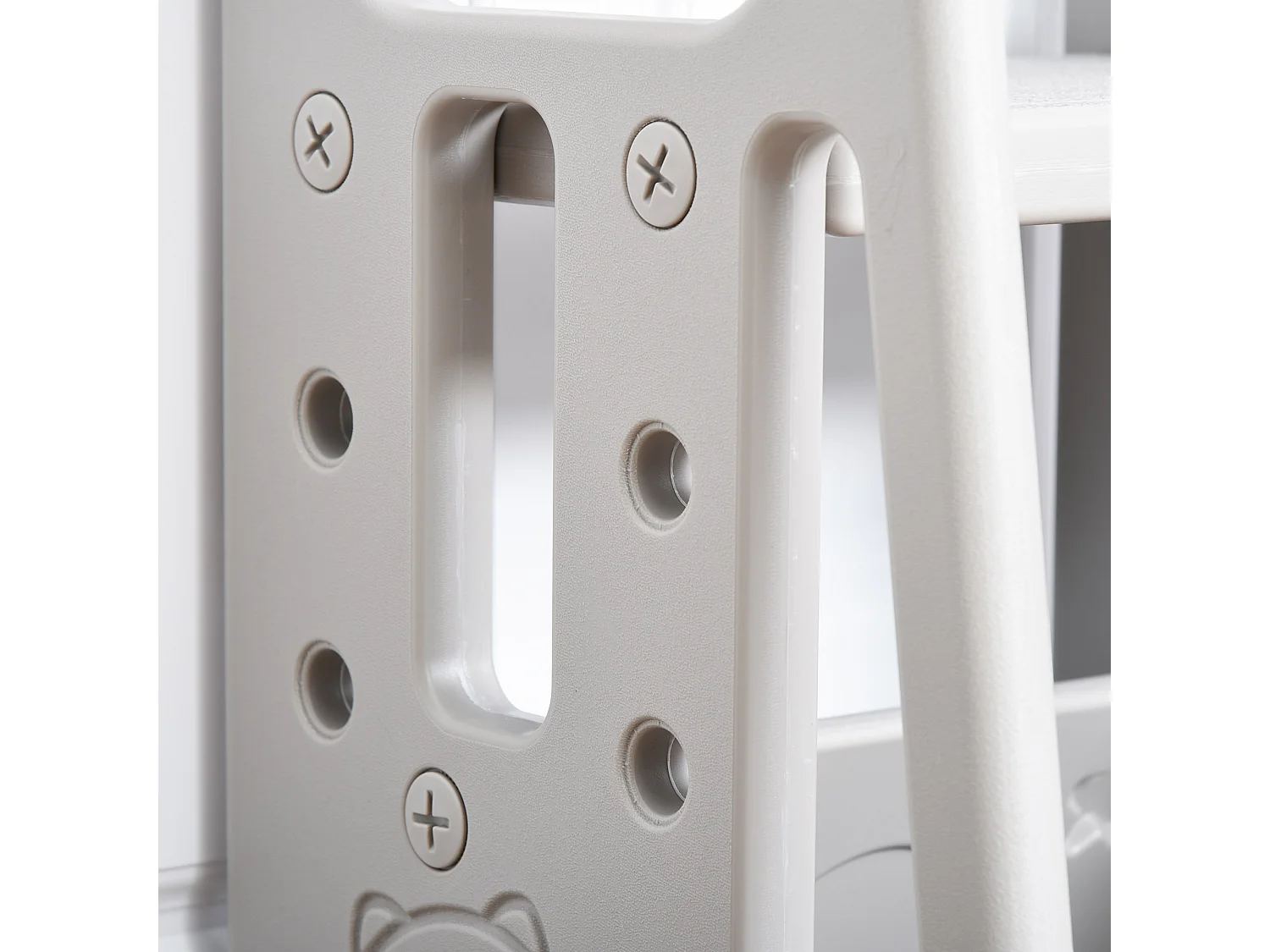 Torre de aprendizaje gris 47x47x90 cm HOMCOM