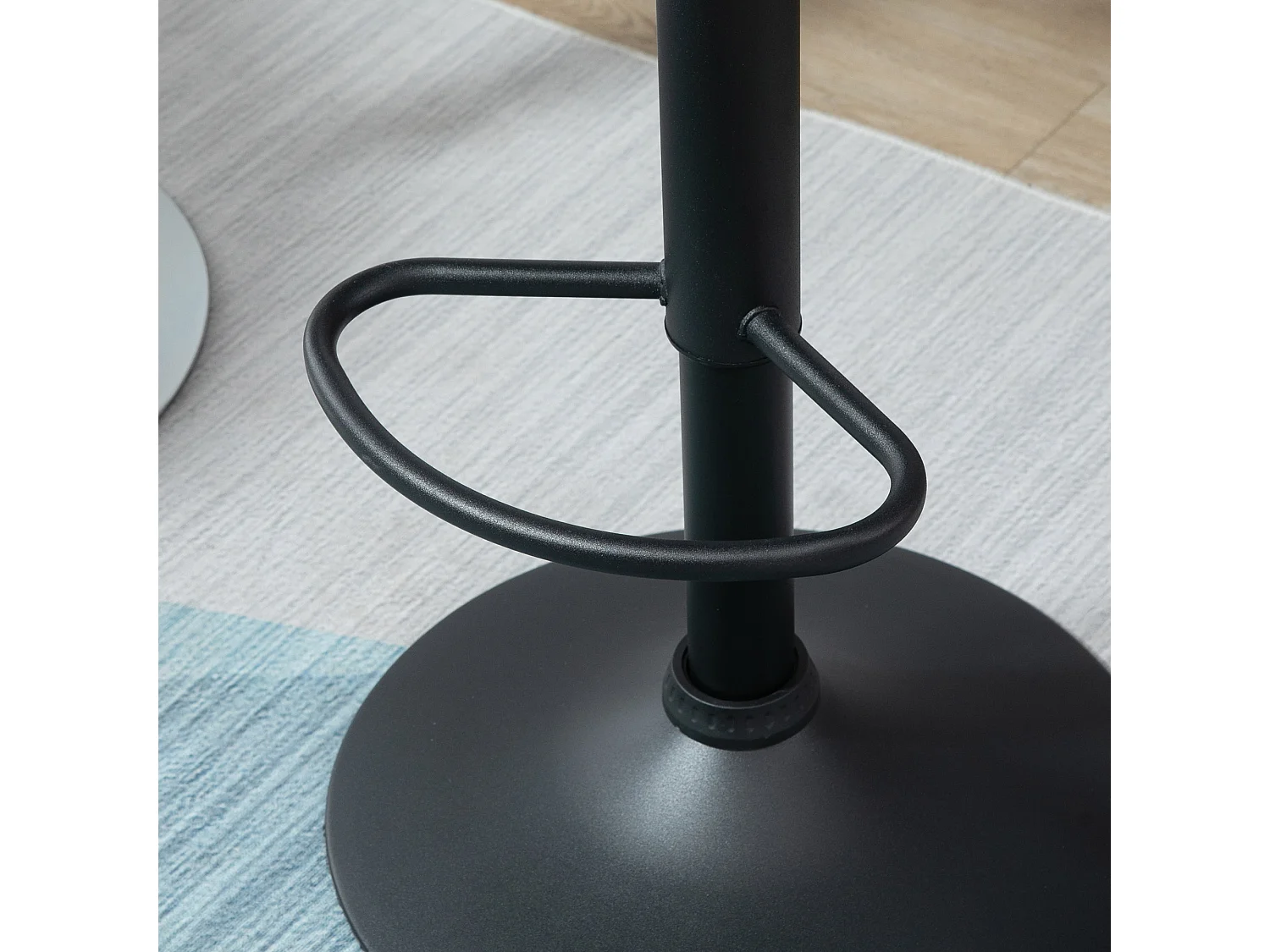 2 taburetes de bar negro 46x48x104 cm HOMCOM