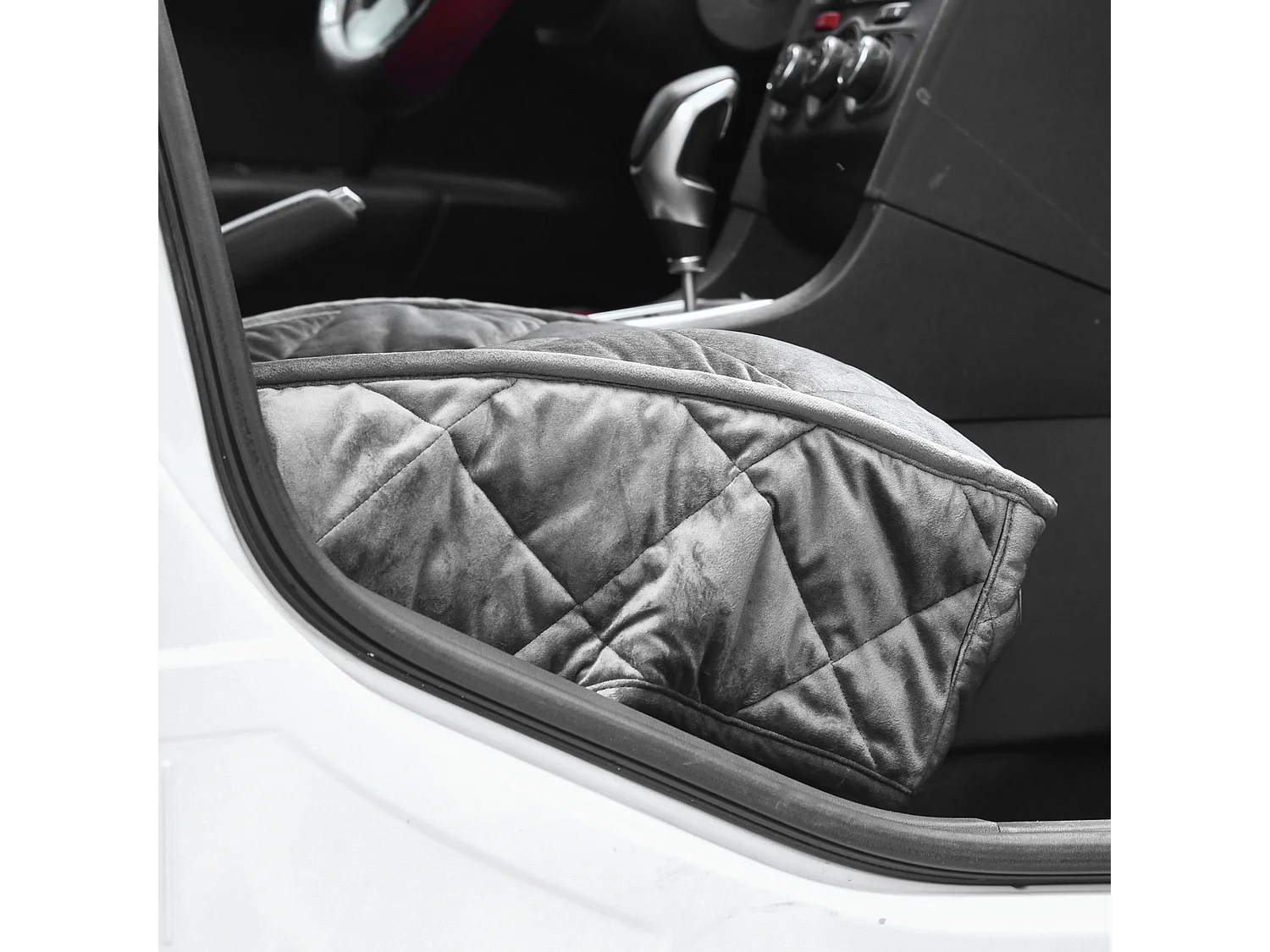 Funda de asiento delantero de coche para perro gris 105x46 cm PawHut
