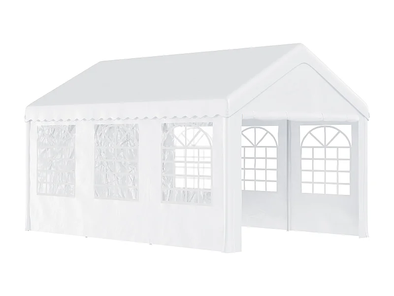 Carpa de jardín blanco 600x400x280 cm Outsunny