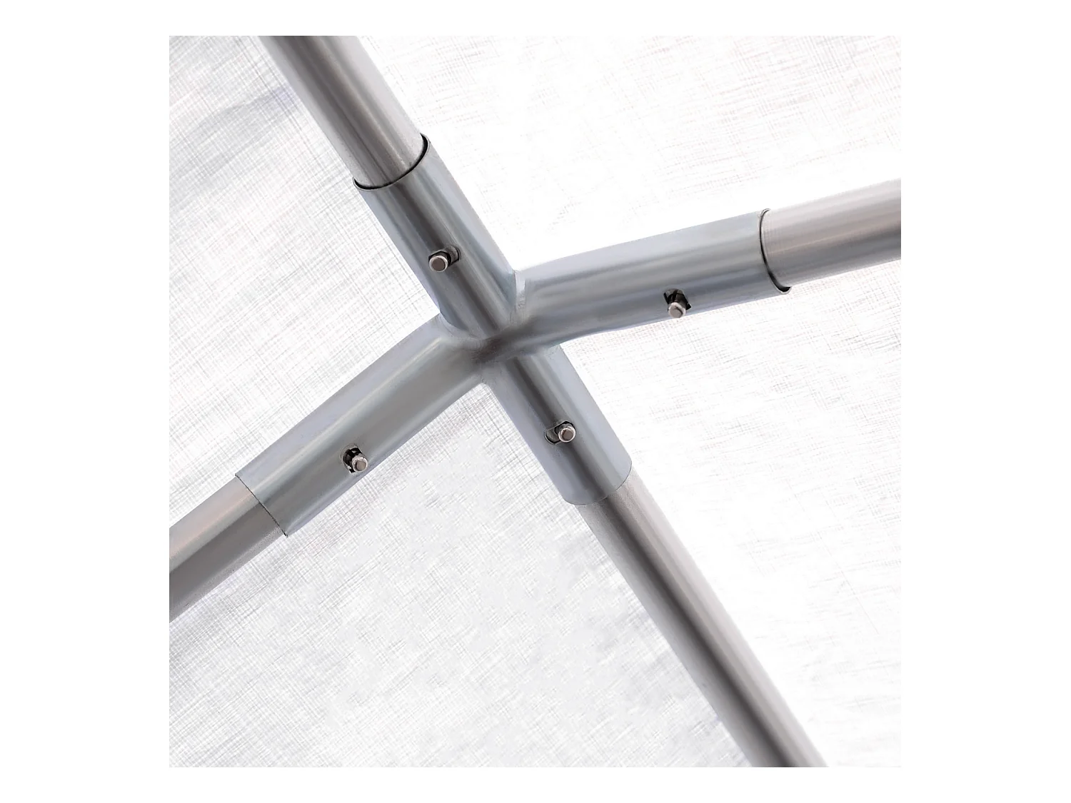 Carpa de jardín blanco 600x400x280 cm Outsunny