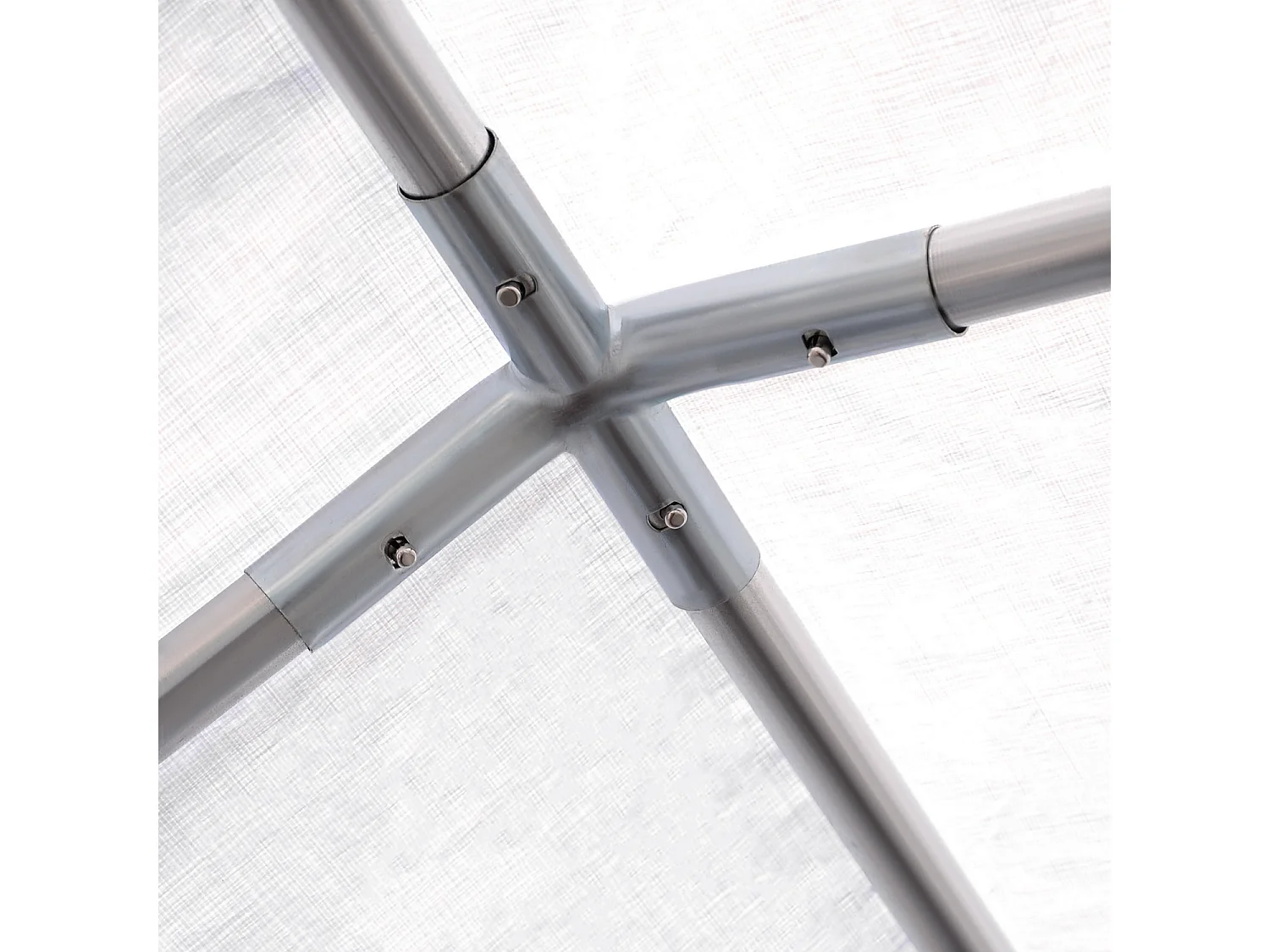 Carpa de jardín blanco 600x400x280 cm Outsunny