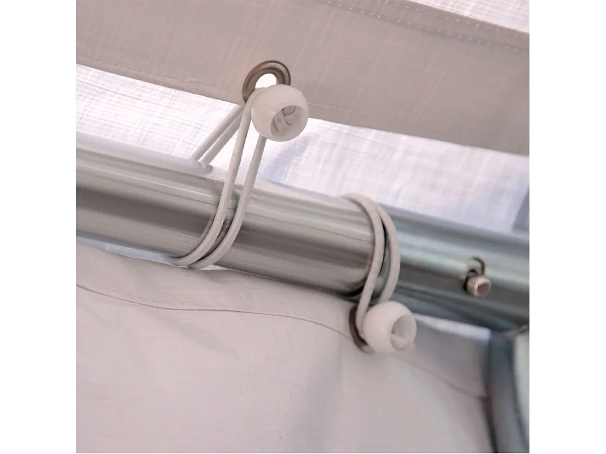 Carpa de jardín blanco 600x400x280 cm Outsunny