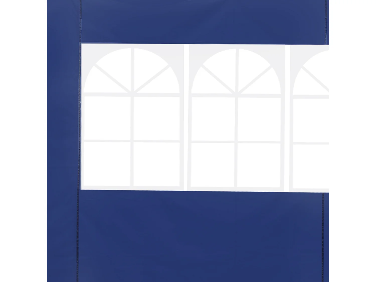 2 paredes parte laterales azul 300x0x200 cm Outsunny