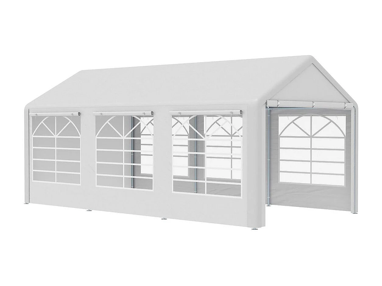Carpa para fiestas blanco 600x300x280 cm Outsunny