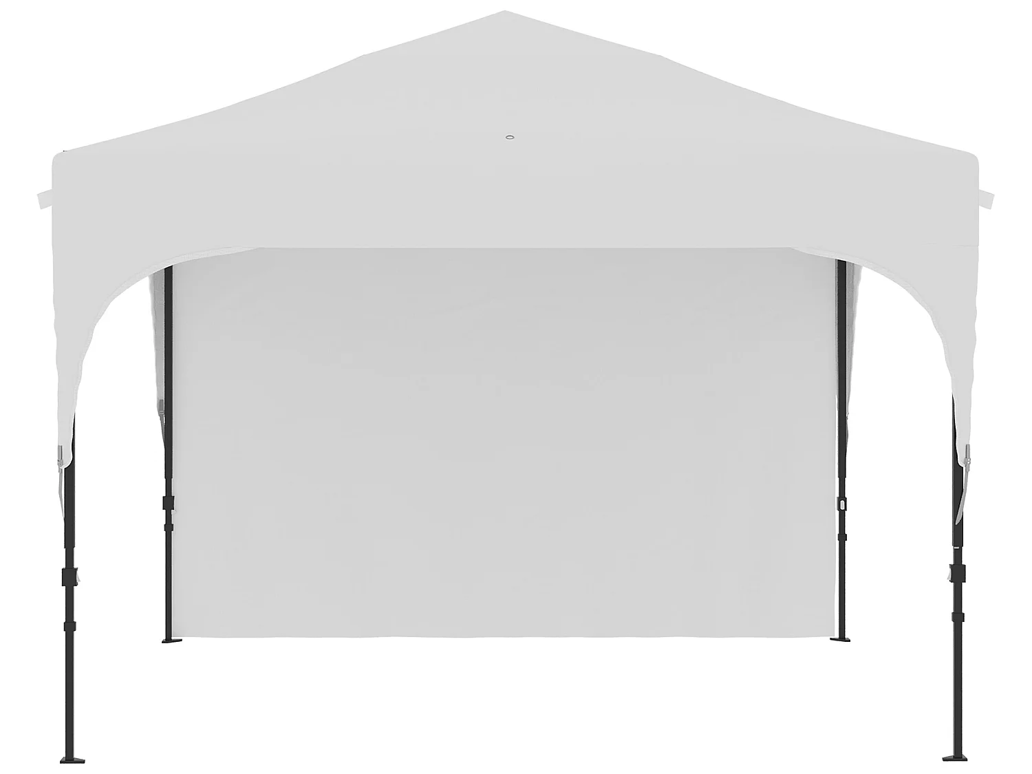 Carpa plegable blanco 300x300x265 cm Outsunny